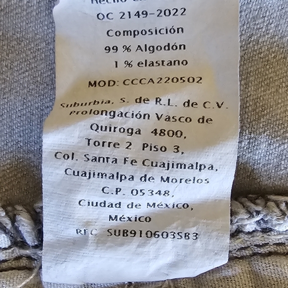 Men's Light Gray Jean Shorts - Picture 8 of 8